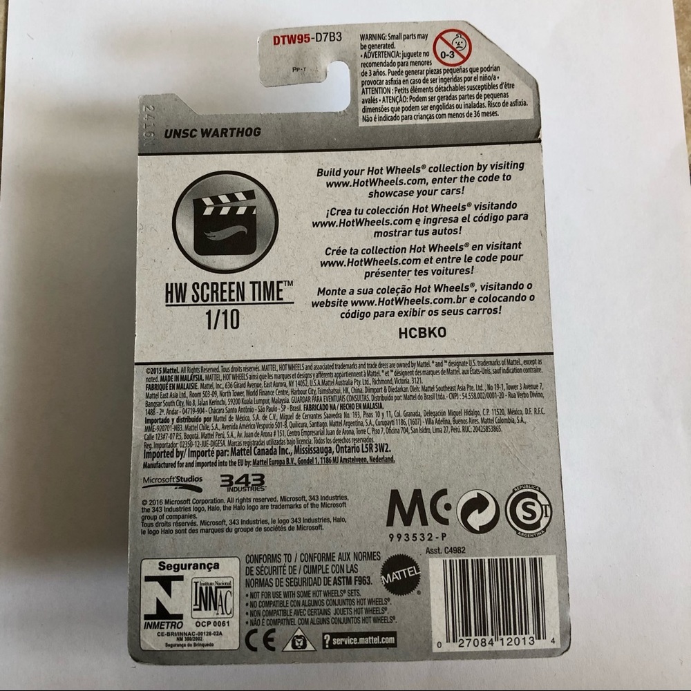 🌼2/$20 Halo UNSC Warthog Hot Wheels - Picture 2 of 3